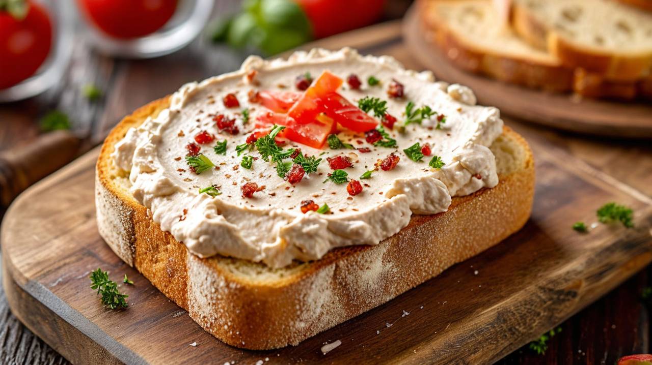 Главная картинка новости: Сытная намазка на хлеб: получается такой вкусной, что у домашних только за ушами пищит