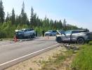 В Коми после столкновения иномарок три человека попали в реанимацию