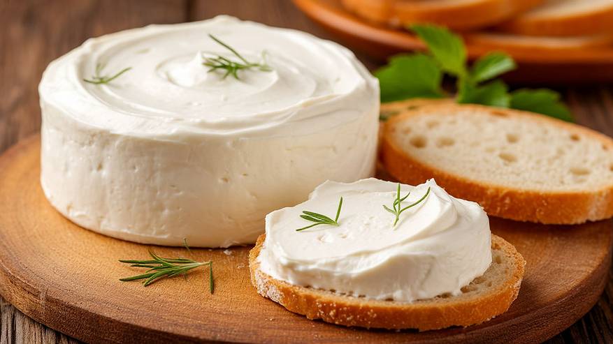 Главная картинка новости: Смешиваем кефир со сметаной — и в холодильник: Через пару дней получаем вкуснейший и нежнейший сливочный сыр