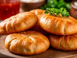 Смешиваю стакан кефира и фарш: на выходе получается море вкуснейших ленивых беляшей