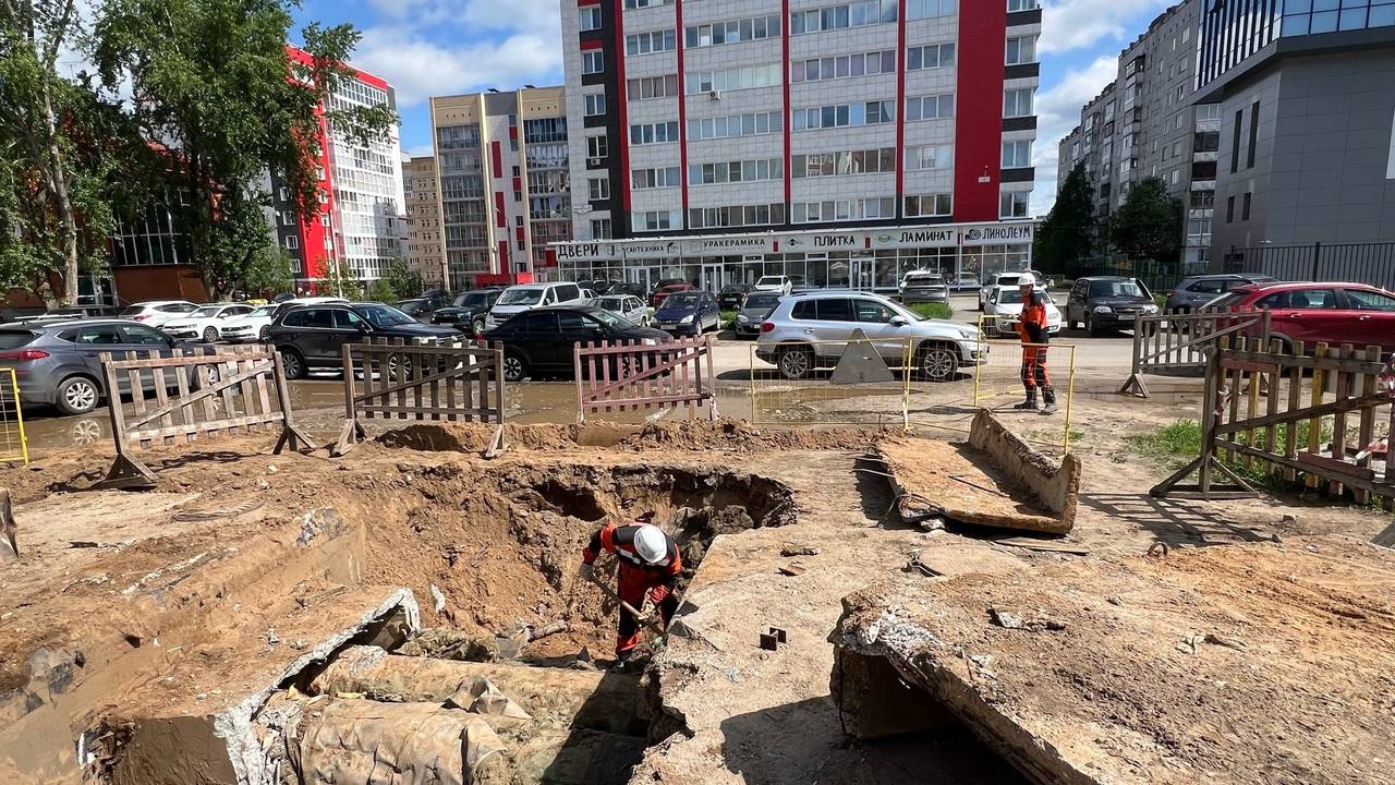 Главная картинка новости: Радость сыктывкарцев от горячей воды в кранах продлилась недолго