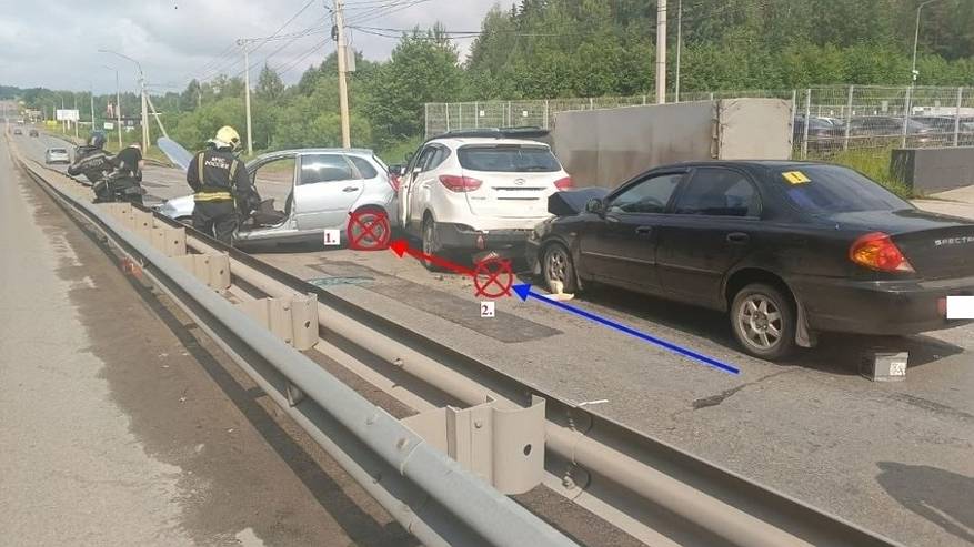 Главная картинка новости: В тройном ДТП в Сыктывкаре пострадал маленький ребенок