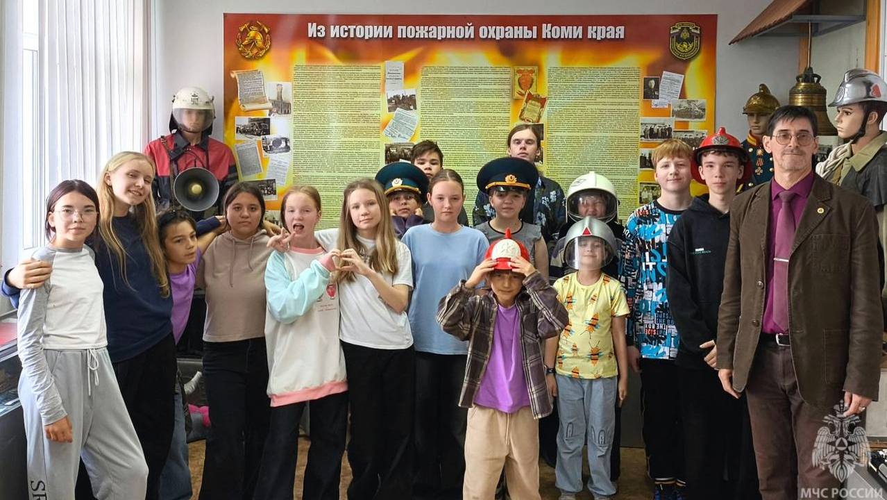 Главная картинка новости: В Коми детям рассказали об истории пожарной охраны и правилах безопасности