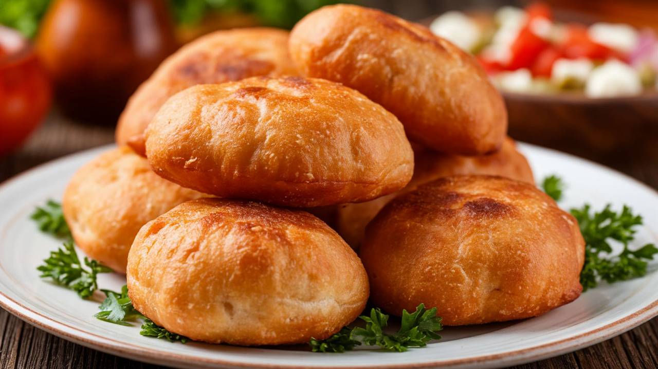 Главная картинка новости: Если добавить в тесто на кефире 1 ложку крупы, то от таких пирожков не оторваться, они будут супер нежные - сочные беляши без дрожжей