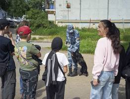 Служебные собаки УФСИН показали мастер-класс для детей в Сыктывкаре