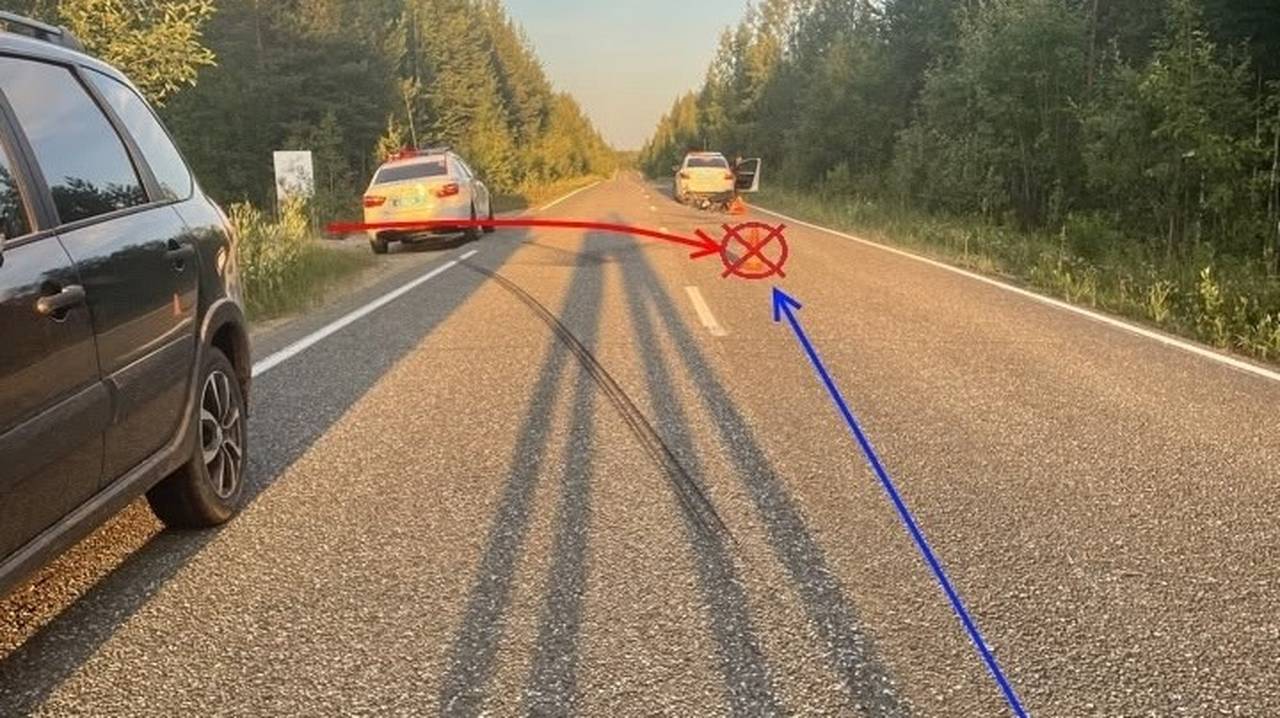 Главная картинка новости: В нефтяной столице Коми за полчаса произошло два серьезных ДТП с двухколесным транспортом