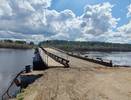 В Коми завершили ремонт 116-метрового наплавного моста через Сысолу