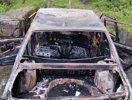 В Заполярье Коми вспыхнул автомобиль из-за неосторожности водителя