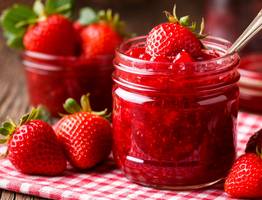 Классическое Клубничное Варенье - Яркое Варенье из Клубники с целыми, как мармелад ягодами