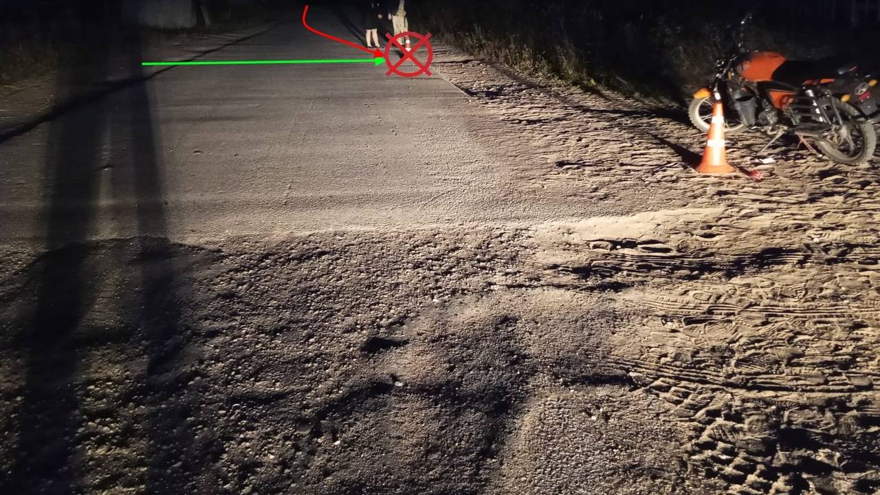 Главная картинка новости: В Корткеросском районе Коми подросток без прав сбил школьницу на мопеде