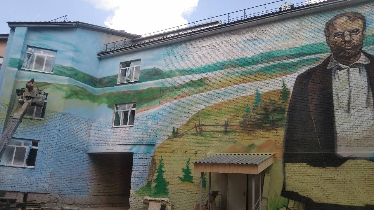 Главная картинка новости: В Сыктывкаре появится мурал с портретом основоположника коми литературы