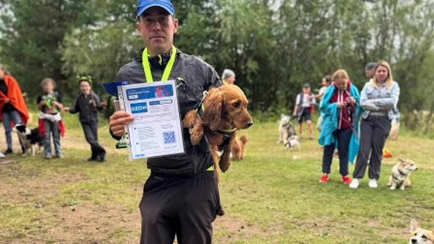 Главная картинка новости: Кинолог МВД Коми победил в экстремальных гонках "Дог трейл"