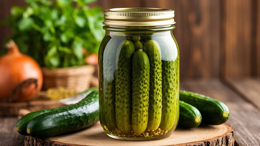 Главная картинка новости: Огурцы на зиму без уксуса, без сахара и без подвала: хрустящие, в меру резкие и вкусные - даже свекровь похвалила эти огурчики