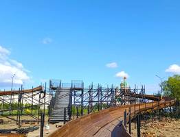 Парк Усинска обретает новый облик: в Коми создают современную зону отдыха