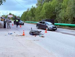 В Коми по вине водителя-автомобилиста погиб подросток на мотоцикле