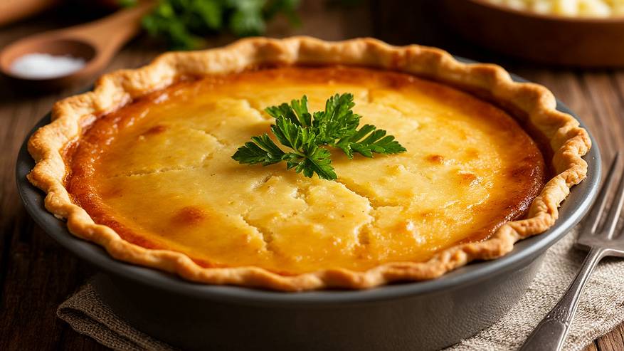 Главная картинка новости: Невероятно вкусно и легко: пирог с картошкой за считанные минуты - завернул и в духовку