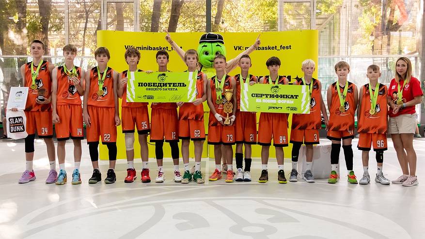 Главная картинка новости: Юные баскетболисты из Коми завоевали золото на фестивале в Анапе