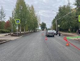 В Сыктывкаре автоледи сбила девушку - пешехода на нерегулируемом переходе