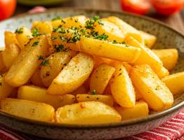 Пеку картошку по новому рецепту: румяная, кремовая внутри и хрустящая снаружи - секрет в трех хитростях