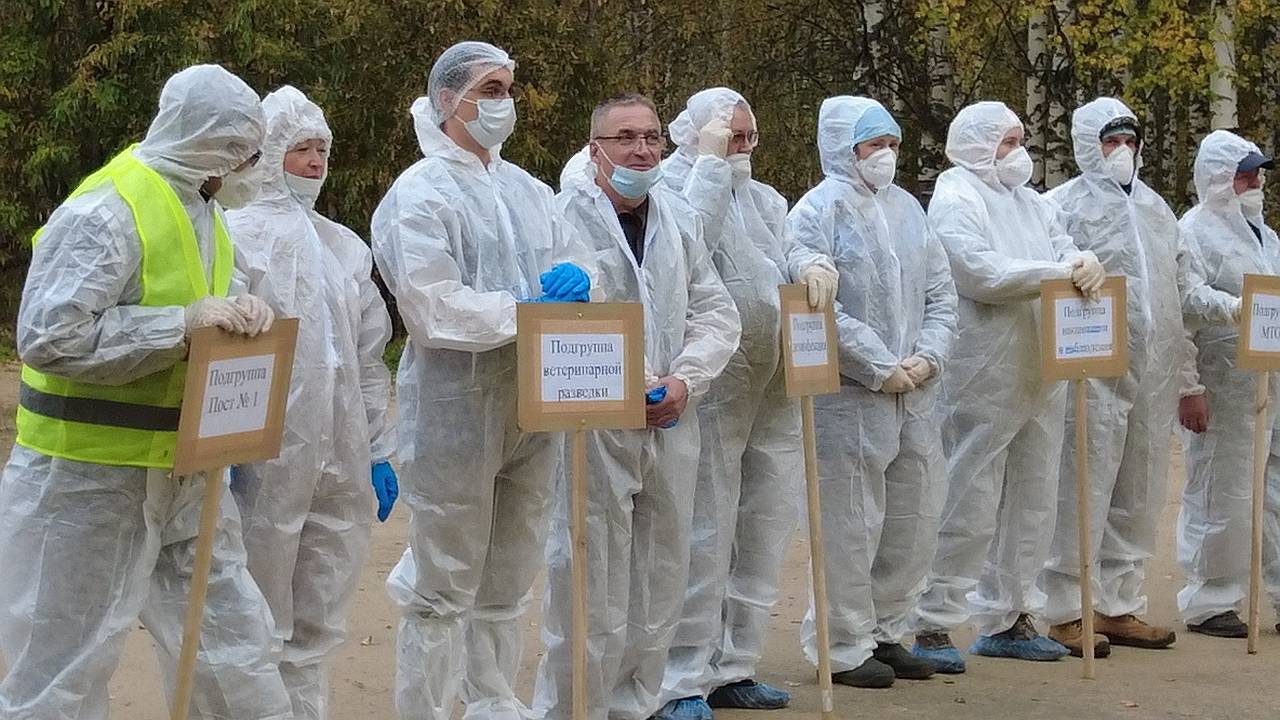 Главная картинка новости: Ветеринарные службы Коми и НАО отработали действия при вспышке птичьего гриппа