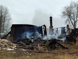Крупный пожар в Коми уничтожил 150 квадратных метров жилья