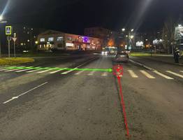 В Сыктывкаре автоледи сбила школьницу на "зебре"