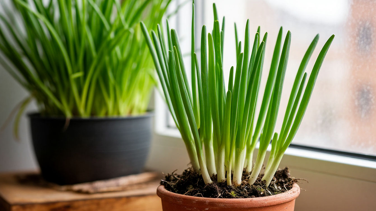 Главная картинка новости: Растим лук на подоконнике к Новому году уже сейчас: как получить хорошую зелень - правила и советы