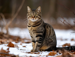 Холодно ли кошкам зимой на улице и как они переносят сильный холод?