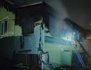 В Коми крупный пожар уничтожил жилой дом в Объячево