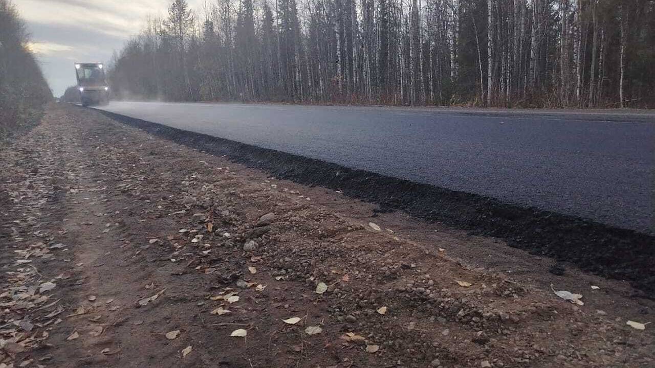 Главная картинка новости: Новость для автомобилистов Коми: открылось движение по обновленному участку трассы Керки – Дутово