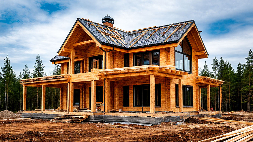 Главная картинка новости: В Финляндии не делают бетонную отмостку, а у нас с ней каждый дом. Вот чем финны ее заменили - удобно и практично