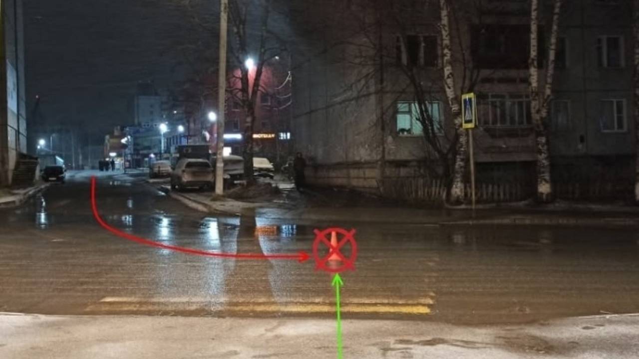 Главная картинка новости: В Сыктывкаре водитель наехал на пешехода и скрылся с места происшествия