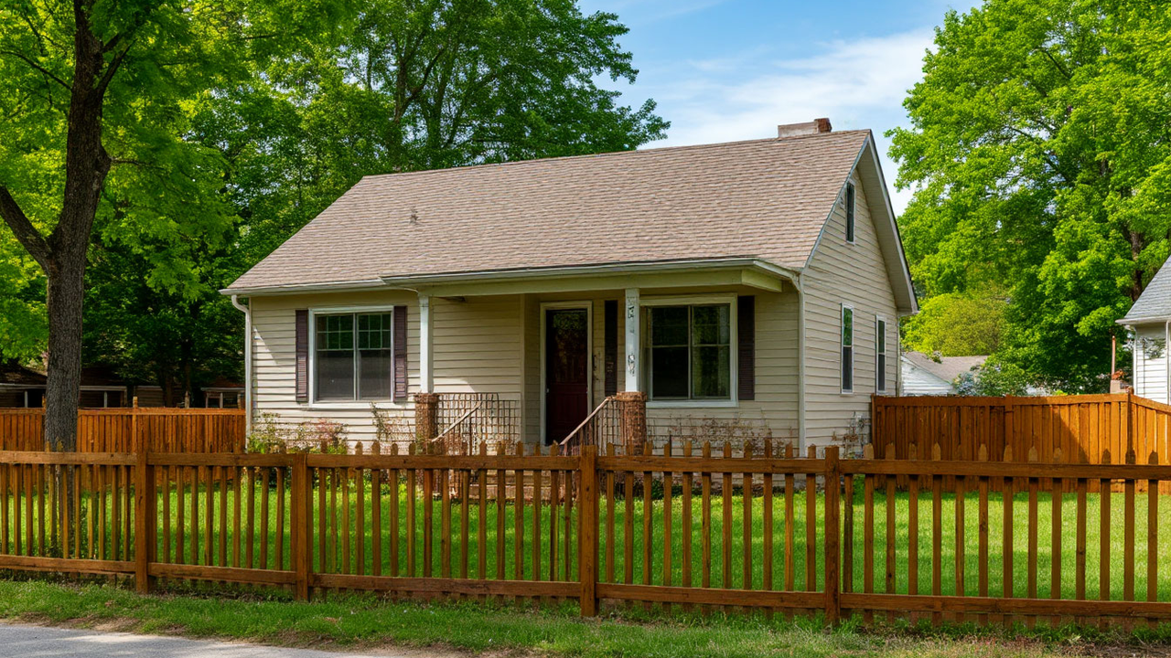 Главная картинка новости: Почему в США нет заборов, а в домах ставят входные стеклянные двери. У нас же строят 3 местровые крепости