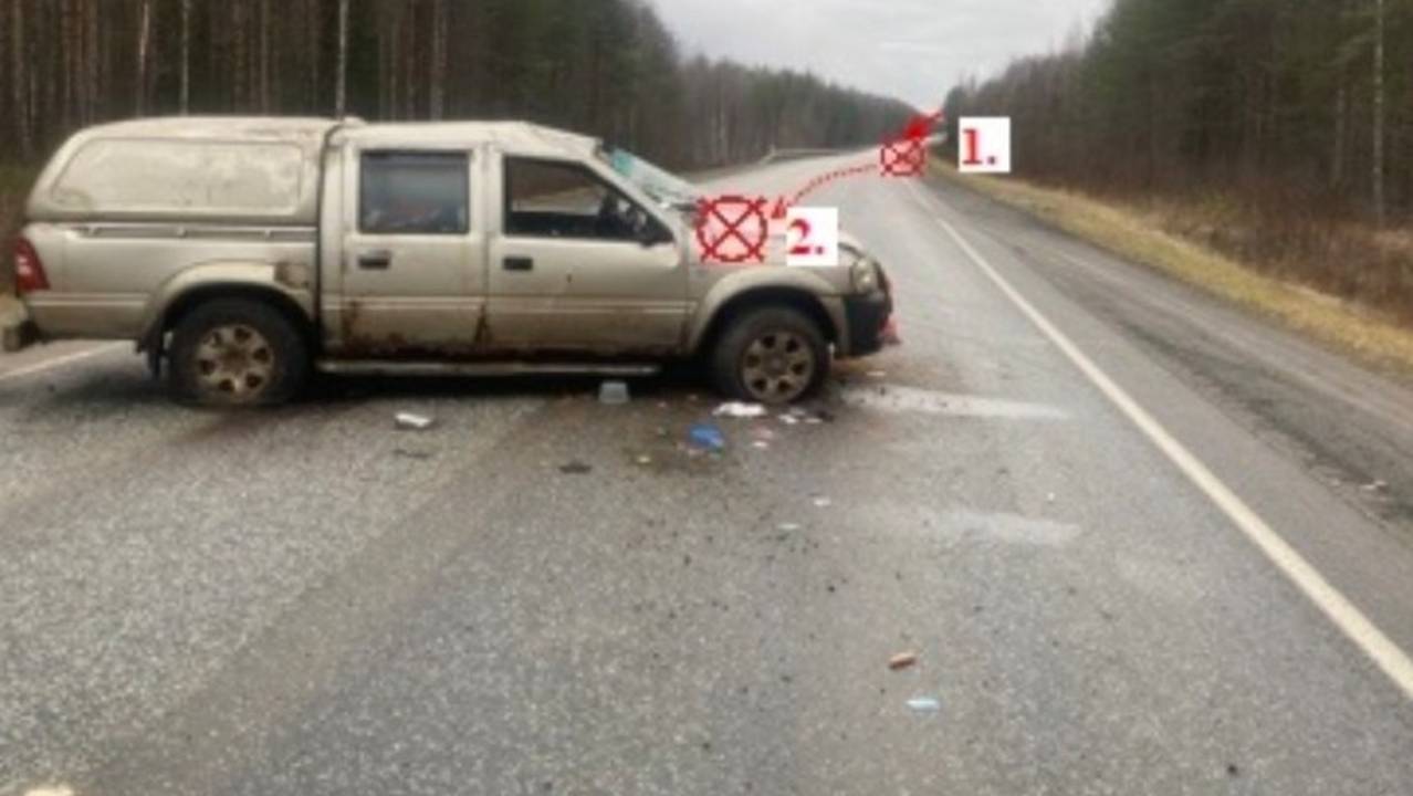 Главная картинка новости: В Коми Great Wall выбросило на отбойник: водитель получил множественные травмы