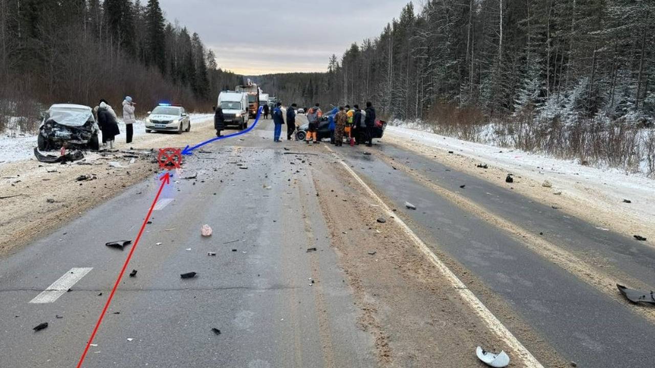 Главная картинка новости: Лобовое ДТП на объездной Сыктывкара забрало жизнь молодого человека
