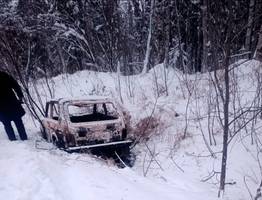 В Коми в придорожном кювете под Интой обнаружили автомобиль с телом погибшего