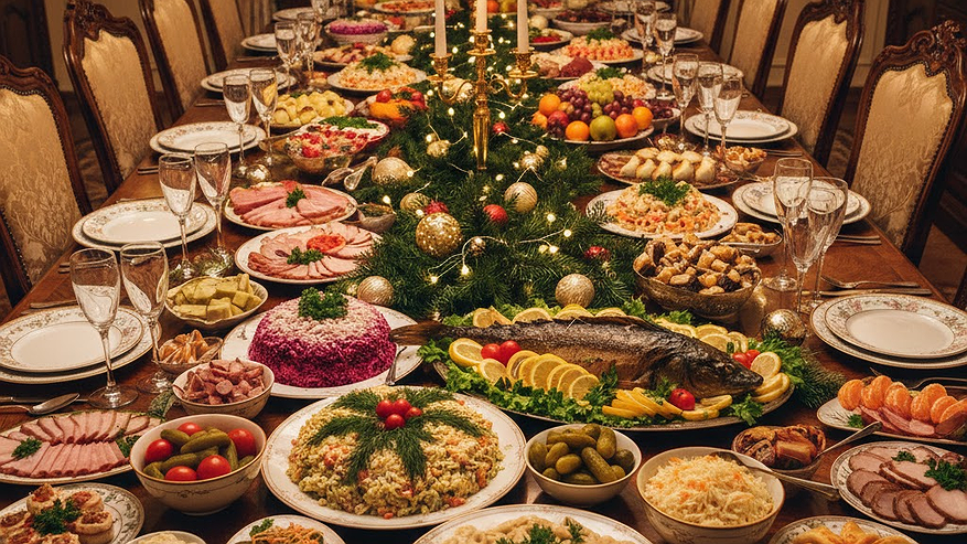 Главная картинка новости: 5 чудных салатов на Новый год - даже у плиты стоять не надо. Смешать и на стол - делов на пару минут