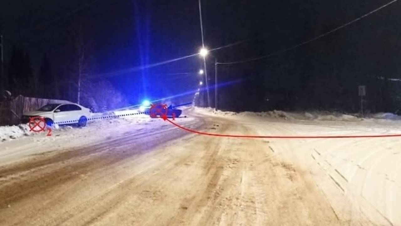 Главная картинка новости: В субботу Сыктывкар отметился двумя ДТП: пострадали 3 человека