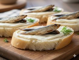 Новогодние бутерброды со шпротами: забытая классика СССР в новом прочтении — для года Лошади идеально