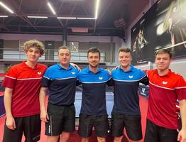 Команда "Газовик" из Коми заняла третье место на этапе Высшей лиги по настольному теннису