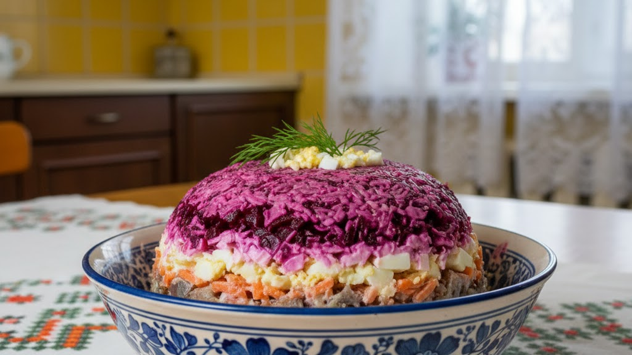 Главная картинка новости: Только так готовлю "Селёдку под шубой": слои выкладываю в таком порядке, классический рецепт