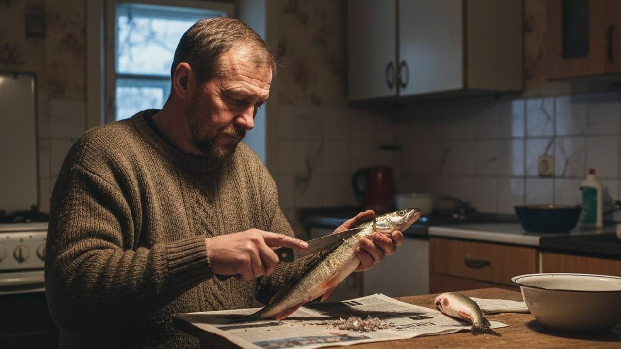 Главная картинка новости: Любую рыбу чищу руками, без ножа и кипятка: кухня всегда остается кристально чистой - рабочий метод из Испании