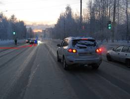 В Коми не поделили городской перекресток Chery Tiggo и Chevrolet