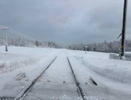 Грузовой поезд сбил "Газель" на переезде в Коми