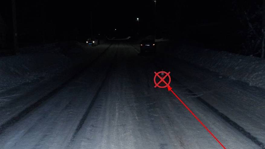 Главная картинка новости: В Коми автоледи на Lada Granta наехала на пешехода, лежавшего на дороге