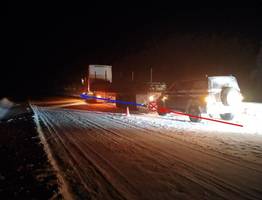 В Коми УАЗ "догнал" фуру из-за нарушения безопасной дистанции