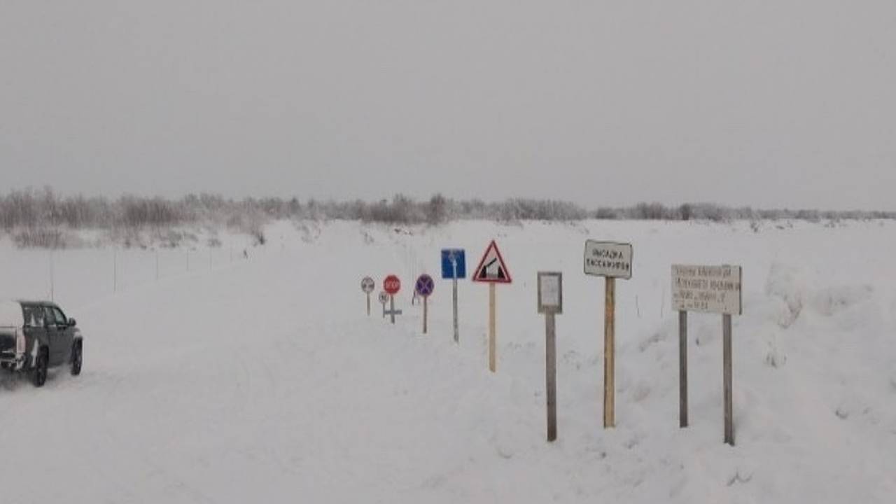 Главная картинка новости: Новые маршруты по льду появились в четырёх районах Коми