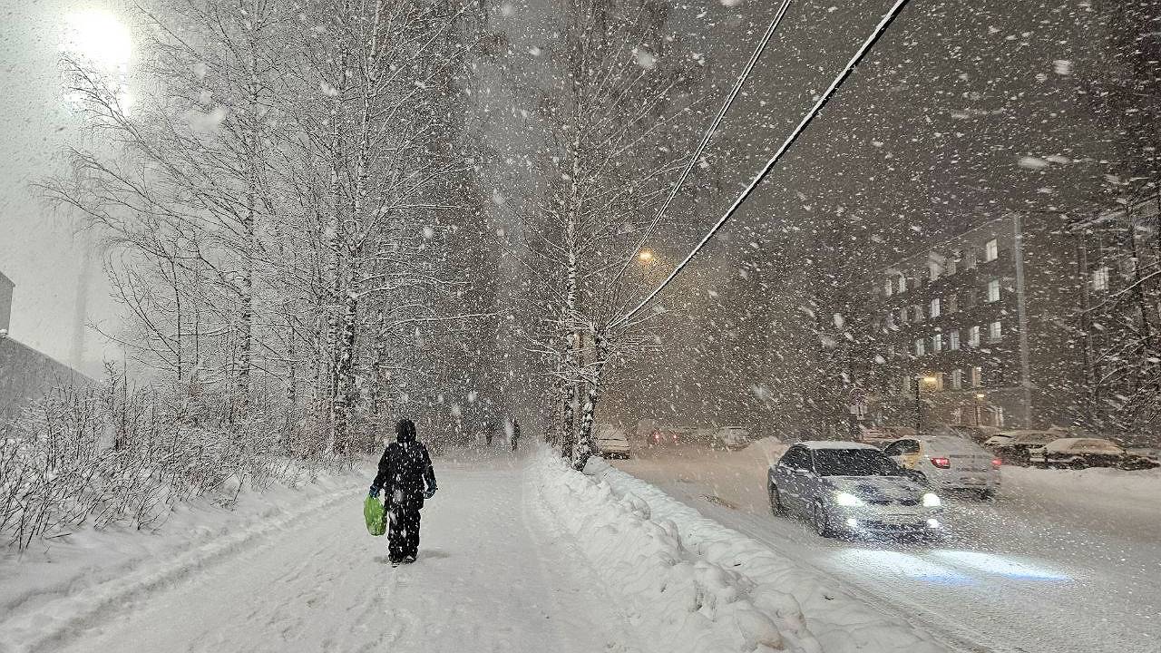 Главная картинка новости: 25 января в Коми на смену морозам придут снегопады
