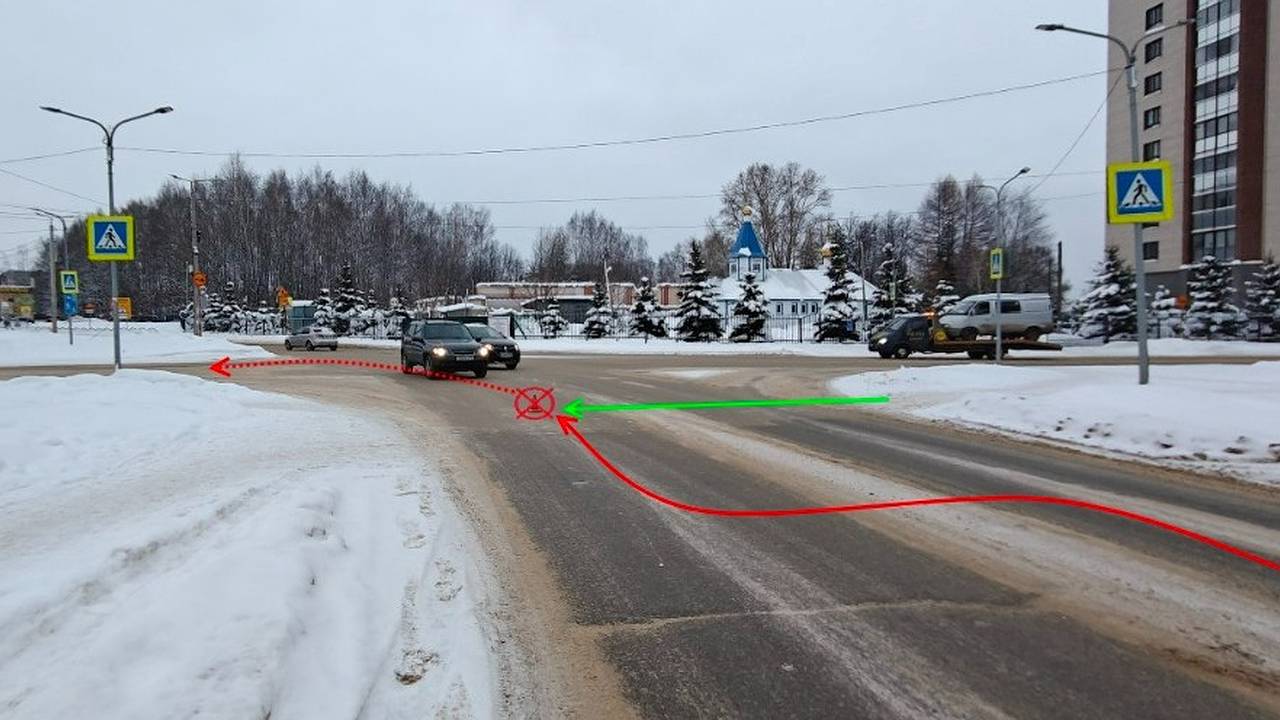 Главная картинка новости: В Сыктывкаре в Орбите водитель сбил пенсионерку на "зебре" и скрылся