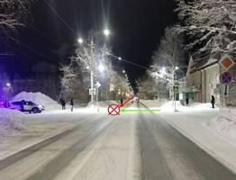 В Коми автомобилист-новичок за рулём Audi сбил человека на "зебре"